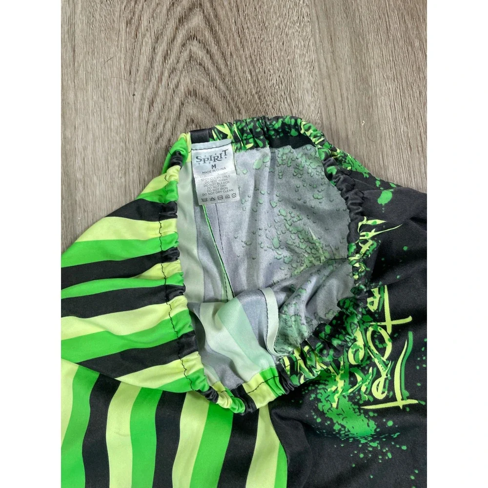 Spirit Halloween Clown Costume Kids Medium Green Black Trick or Treat Outfit‎